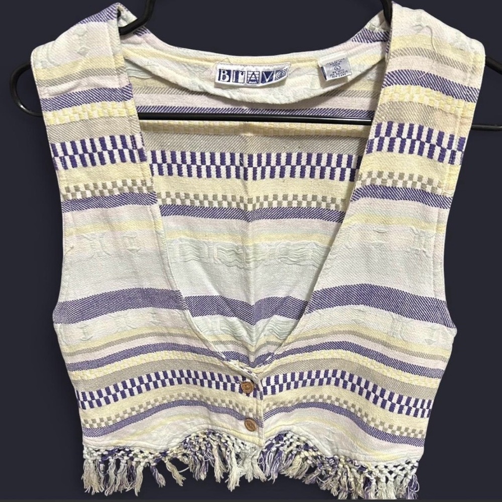 Vintage Striped Women’s Vest